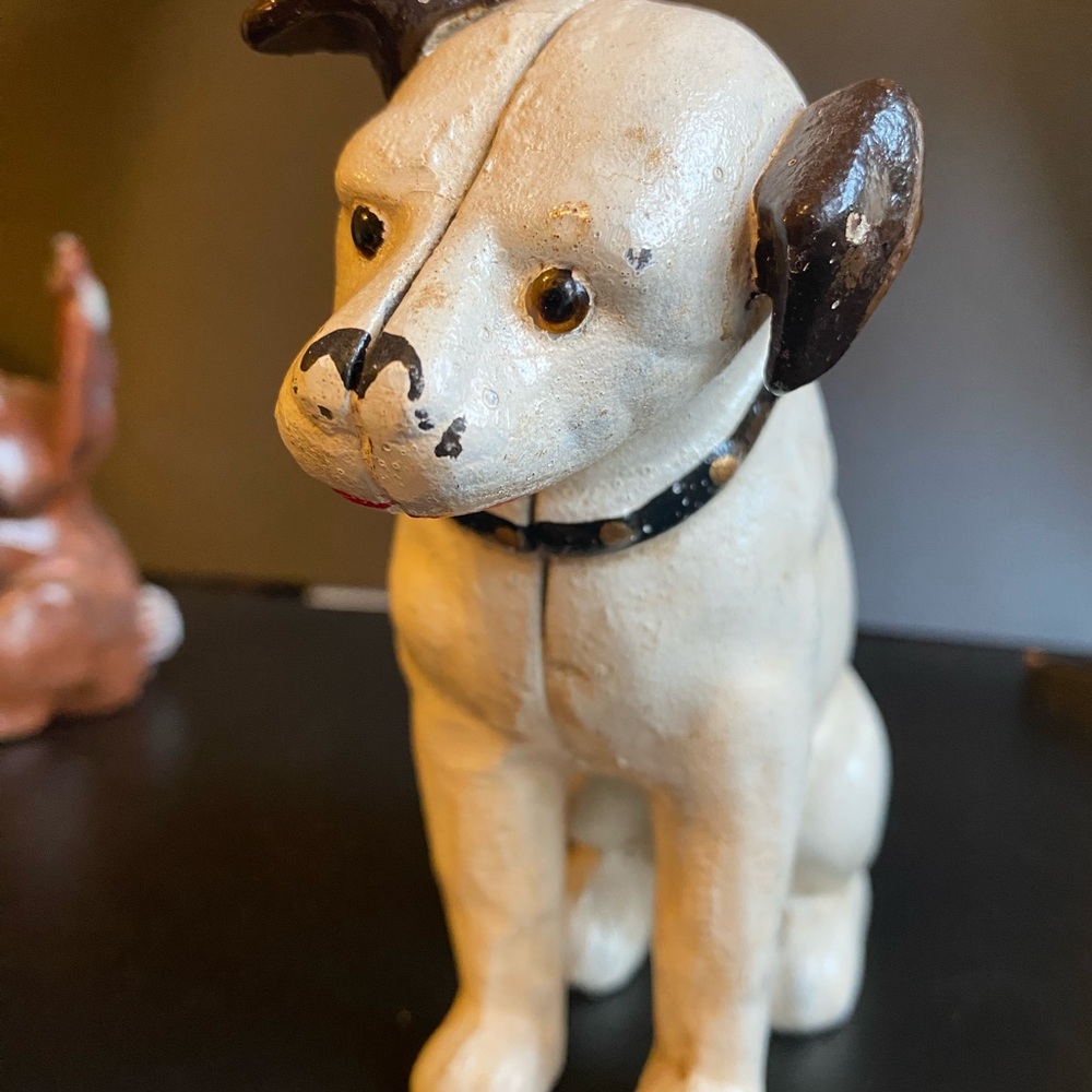 Nipper the RCA dog cast iron bank.